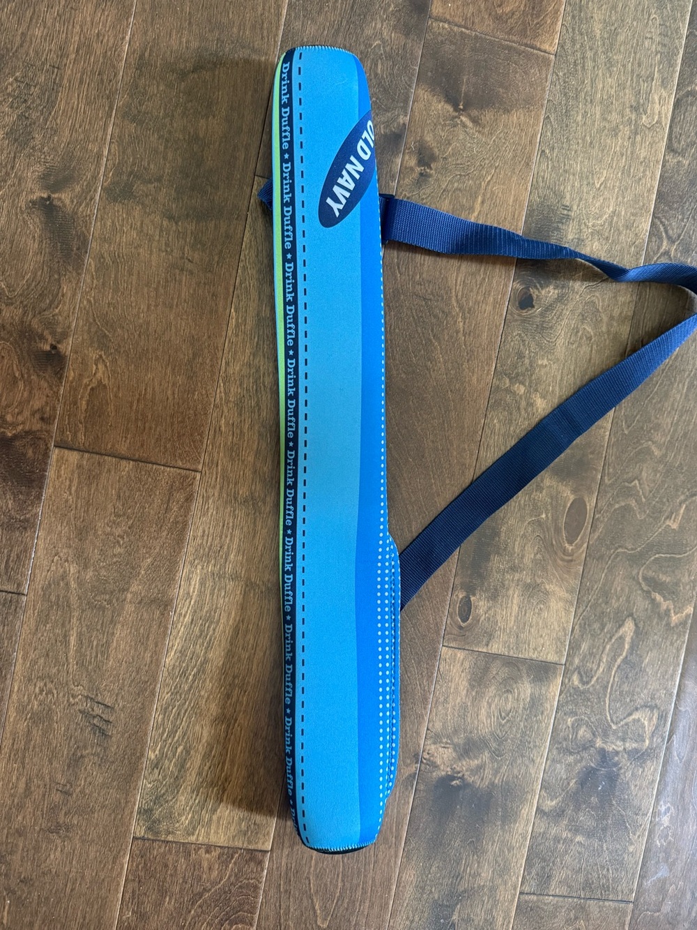 Old Navy Bright Blue Drink holder with Padded Shoulder Strap